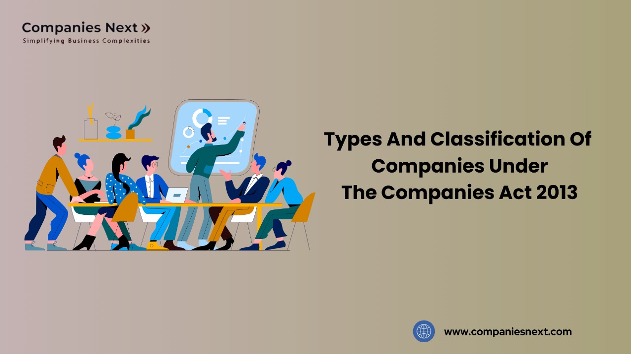 Types And Classification Of Companies Under The Companies Act 2013